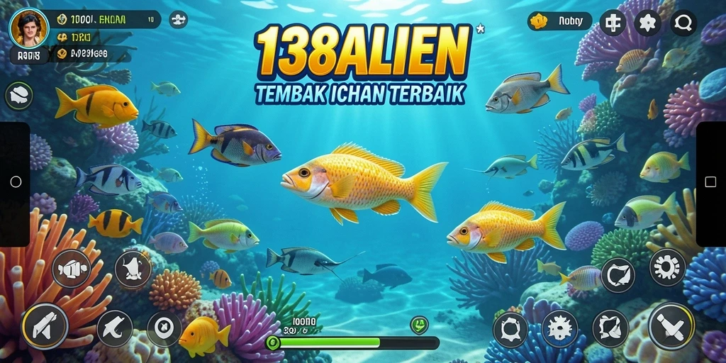 Tampilan menakjubkan dari gameplay Tembak Ikan yang menarik.