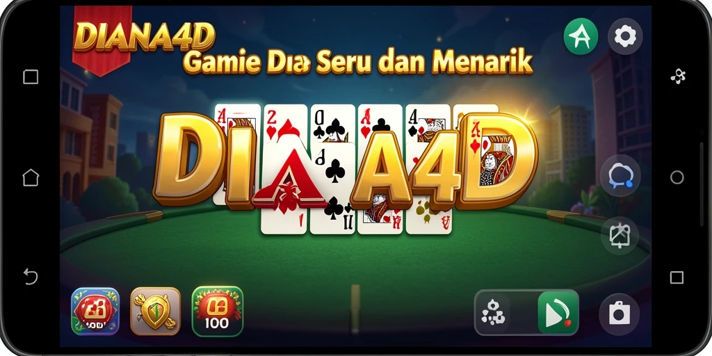 Tampilan gameplay DIANA4D yang mengasyikkan dan interaktif.