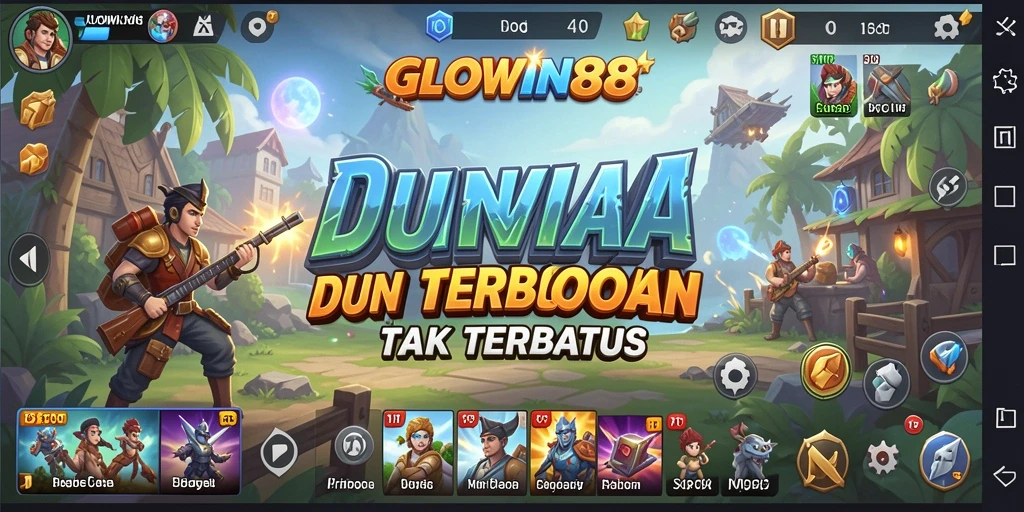 Tampilan gameplay GLOWIN88 yang memukau dan menantang.