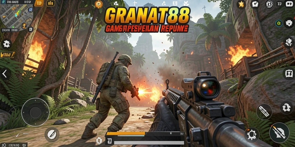 Tampilan gameplay seru di GRANAT88 dengan aksi mendebarkan.