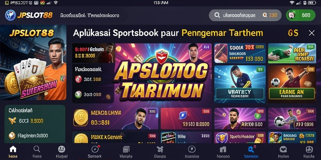 Screenshot gameplay JPSLOT88 menampilkan antarmuka taruhan yang menarik.