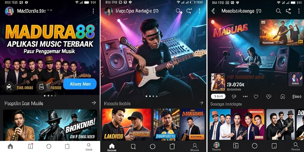 Screenshot permainan MADURA88 dengan gameplay musik interaktif.
