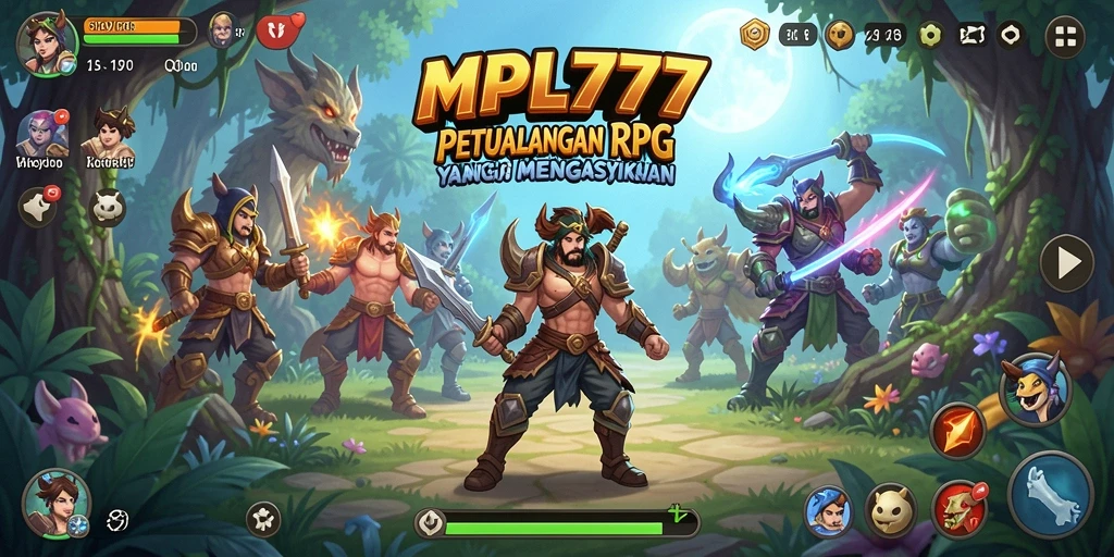 Tampilan gameplay MPL777 yang menampilkan aksi petualangan RPG seru.