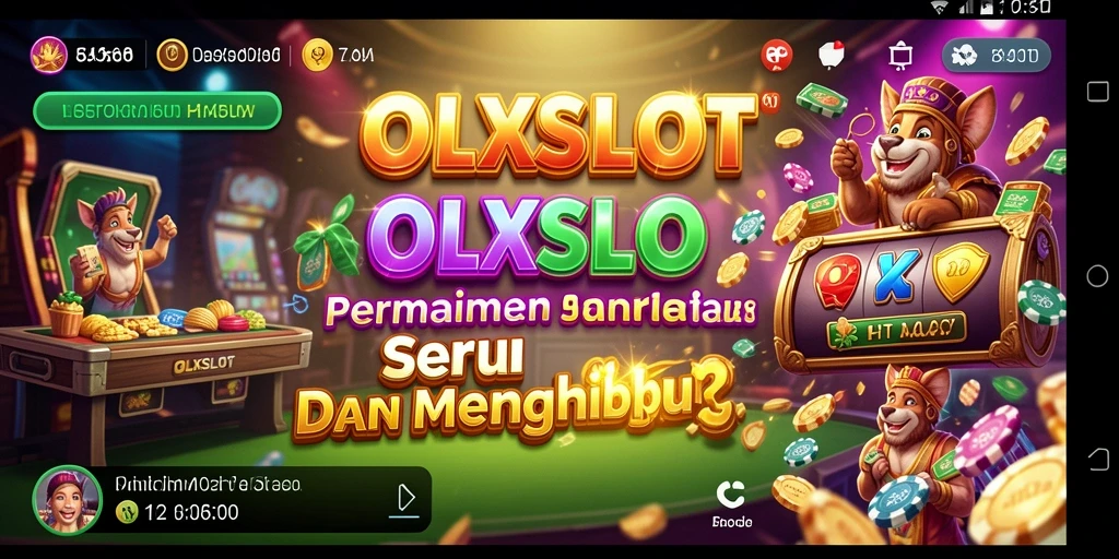 Tampilan gameplay OLXSLOT yang seru dan penuh warna.