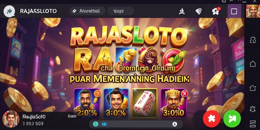Tampilan menarik saat bermain RAJASLOTO dengan elemen strategi.