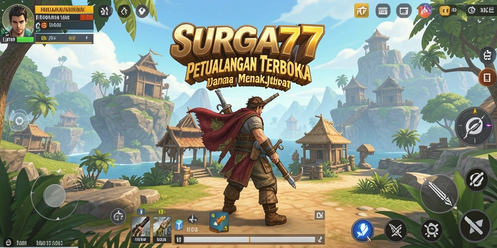 Gameplay penuh petualangan di dunia terbuka SURGA77.