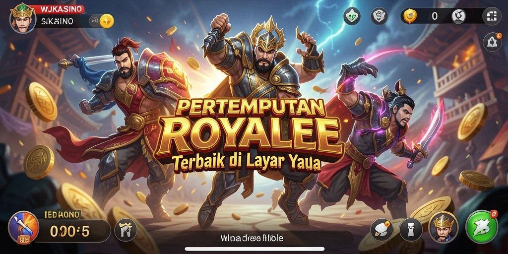 Tangkapan layar utama WJKASINO menampilkan aksi pertempuran yang mendebarkan.